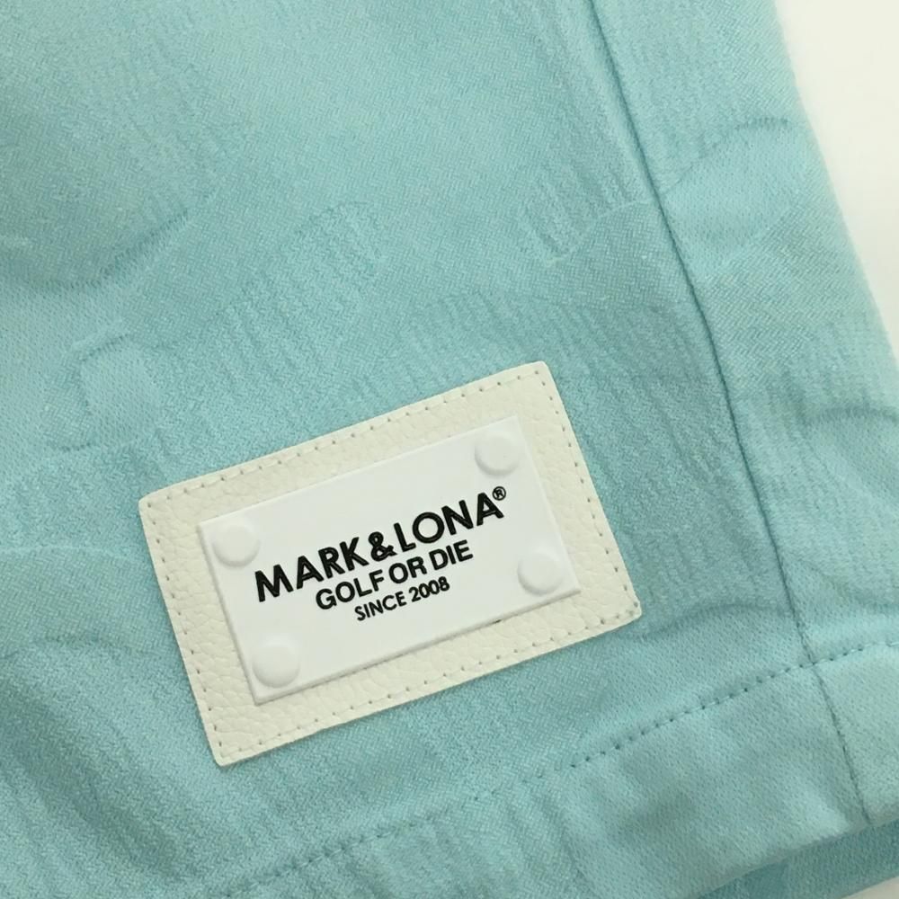 価格 マークアンドロナ ハーフパンツ ライトブルー 迷彩 スカル織生地 カモフラ メンズ 44 S ゴルフウェア モデル MARK＆LONA LLC-HASEGAWATOSO_COM
