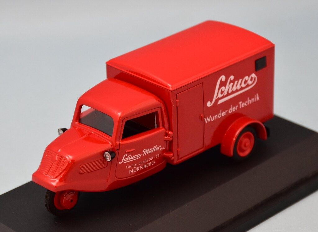Modèle Réduit SCHUCO Tempo Kastenwagen - Échelle 1:43 - Occasion Avec Boîte K3 - Collection Miniature