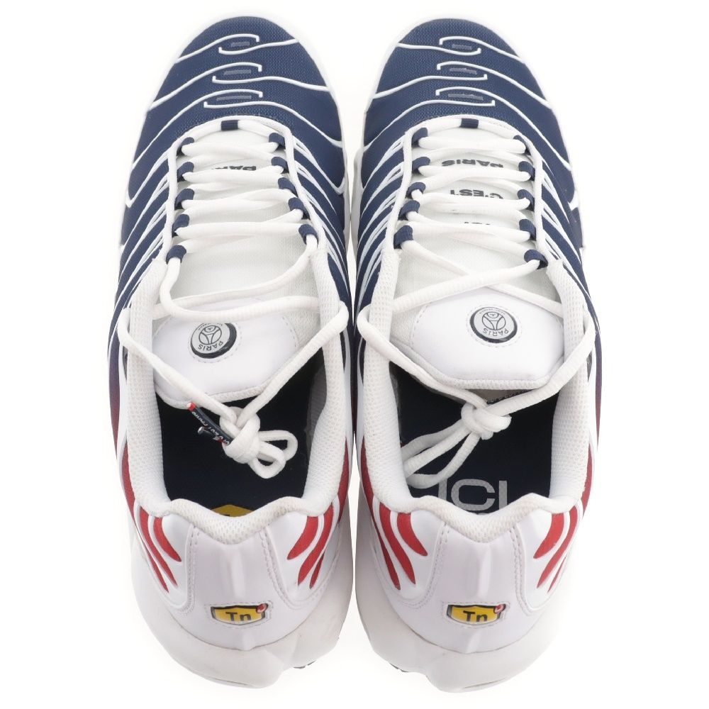 NIKE (ナイキ) AIR MAX PLUS PARIS SAINT GERMAIN FZ4776-100 エアーマックス プラス パリサンジェルマン ローカットスニーカー ホワイト/ネイビー US15/33cm