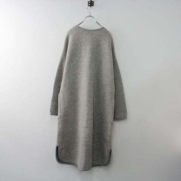 45R★ヘリンボーンのノーカラーコート 45R☆ヘリンボーンのノーカラーコート - メルカリ