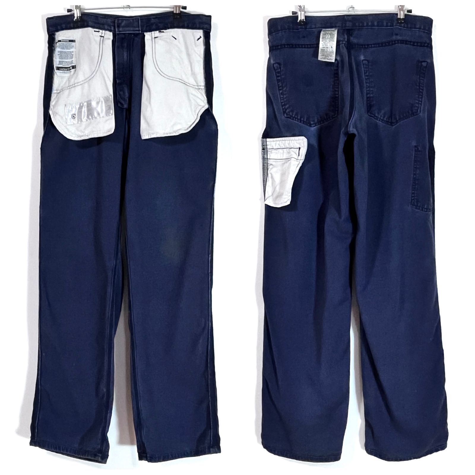 美品 カーハート W34 L32 ライトダックペインターパンツ チャコールグレー 美品 カーハート W34 L32 ライトダックペインターパンツ