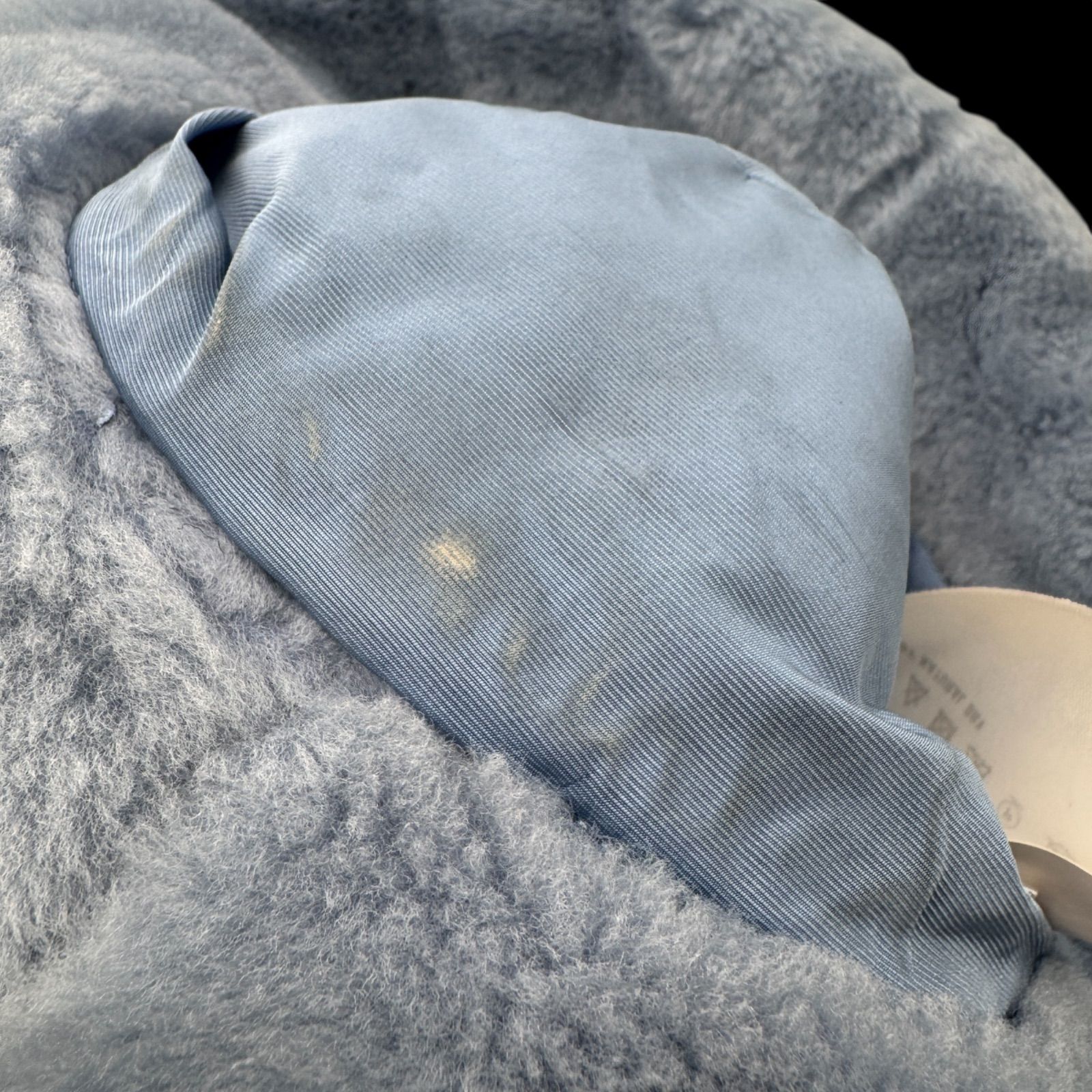 高級 miu miu ミュウミュウ ムートン リアルファー シープスキン