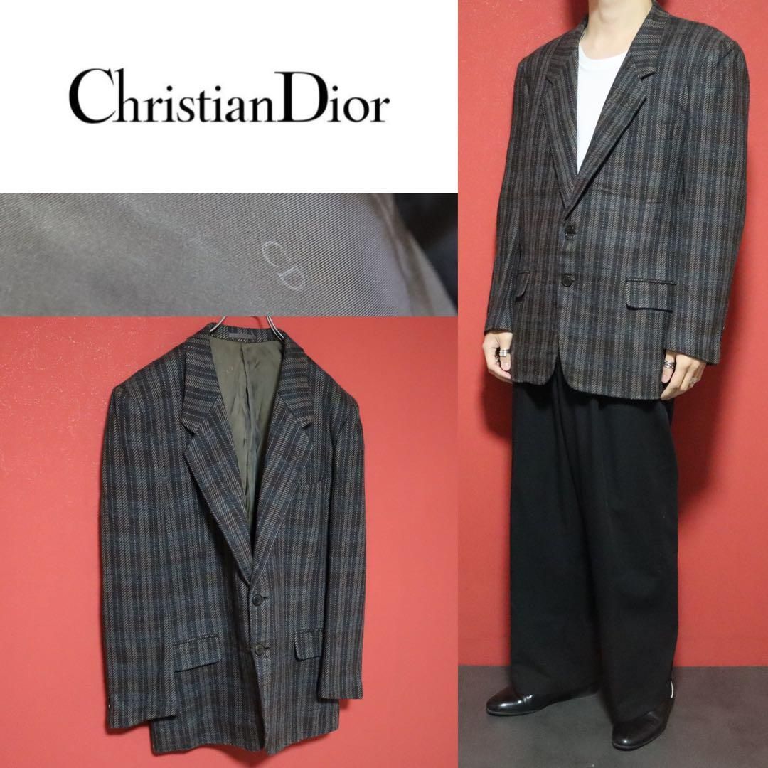 超希少　Christiandior　ツイード　コート aea30989e78b1c7a94ae345da545d3