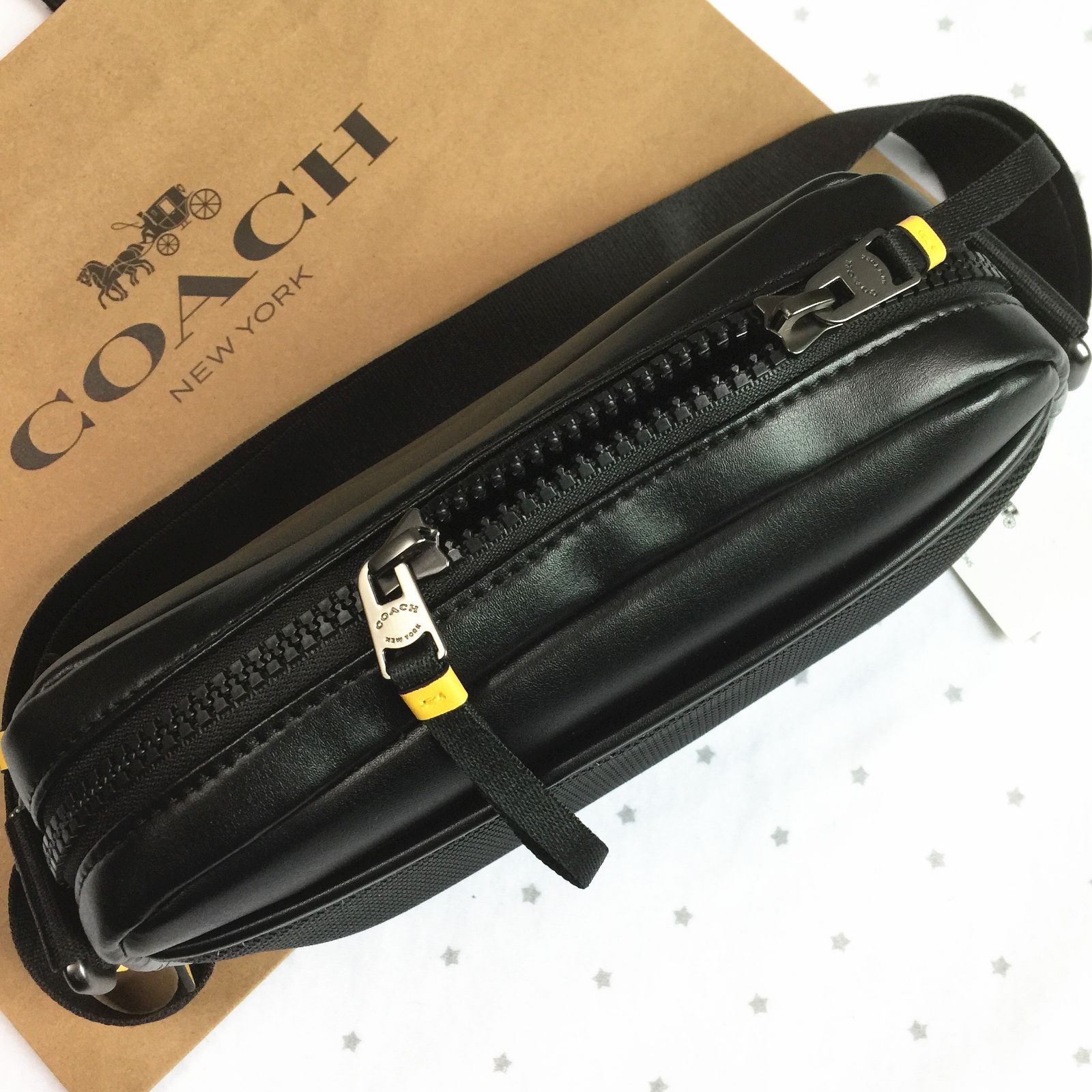 セール中】COACH コーチバッグ 2381 グレー×ブラック ショルダーバッグ