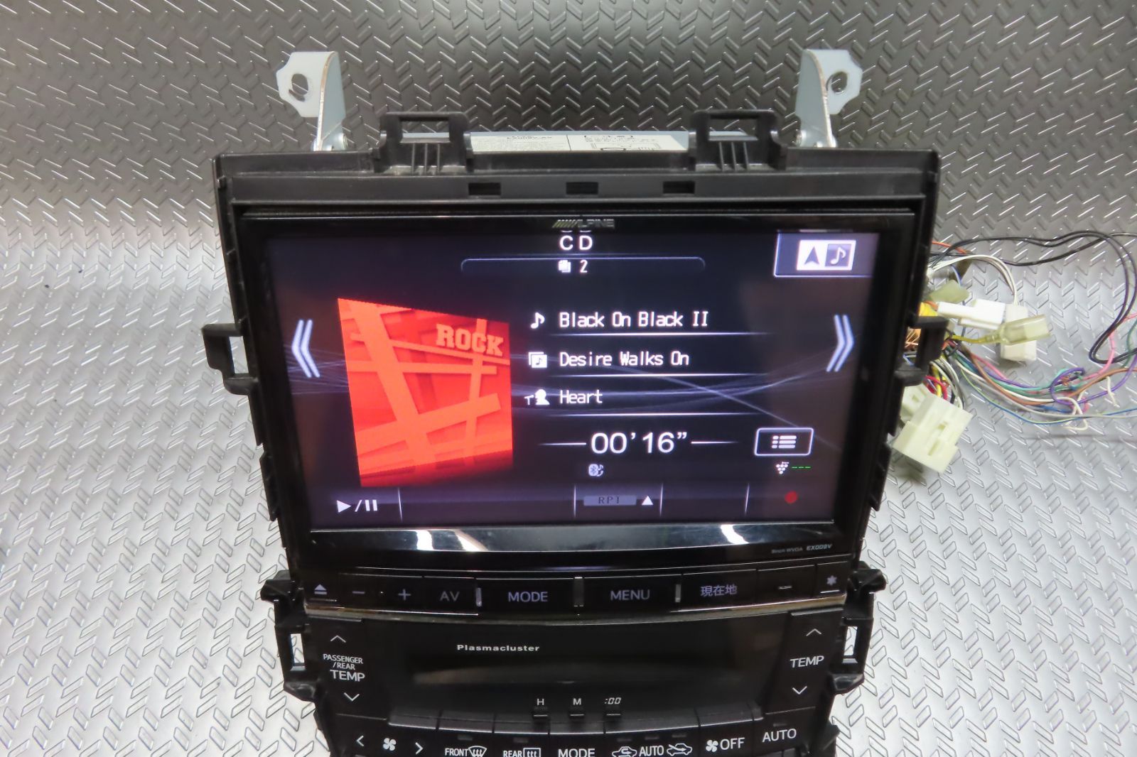20系ヴェルファイア9インチアルパインwvGA Ex009Vナビゲーション 完動品保証付☆W6458/アルパイン メモリーナビ EX009V ヴェル