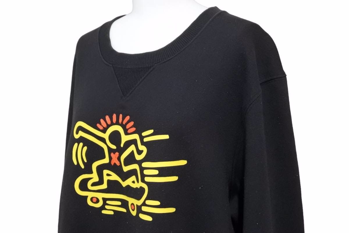 COACH KITH HARING スウェット コーチ キースヘリング ブラック 