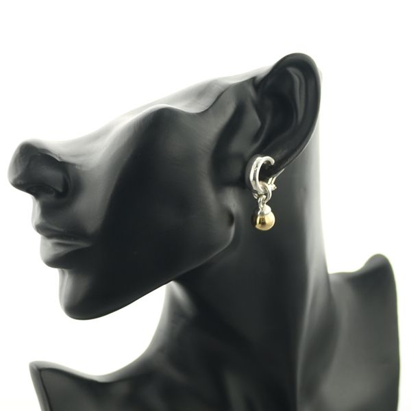 ティファニー イヤリング ドアノック ボールチャーム 2way シルバー  