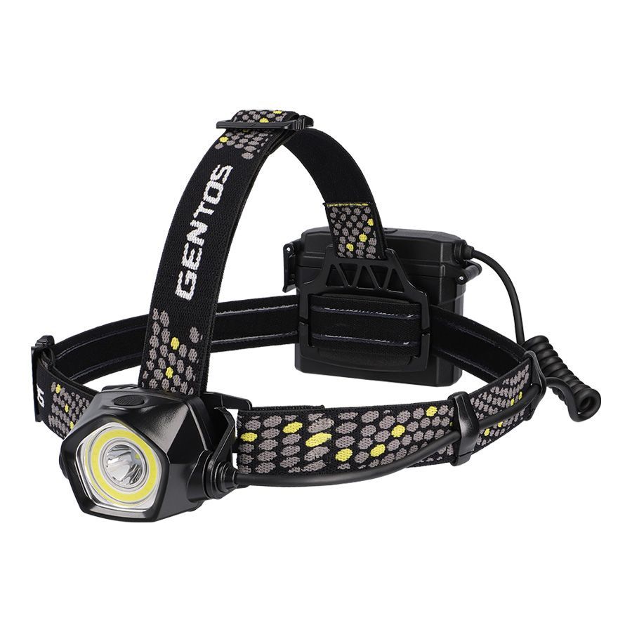 GENTOS(ジェントス) LED ヘッドライト USB充電式 【明るさ700ルーメン/実用点灯7時間/後部認識灯】 専用充電池または単3形電池4本(別売り)使用 DIOシリーズ DI-H234H
