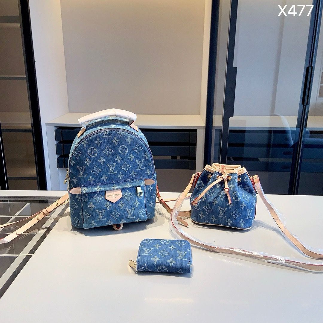 ルイヴィトン LOUIS VUITTON リュック ショルダーバッグ トートバッグ 財布 3つのセット - メルカリ