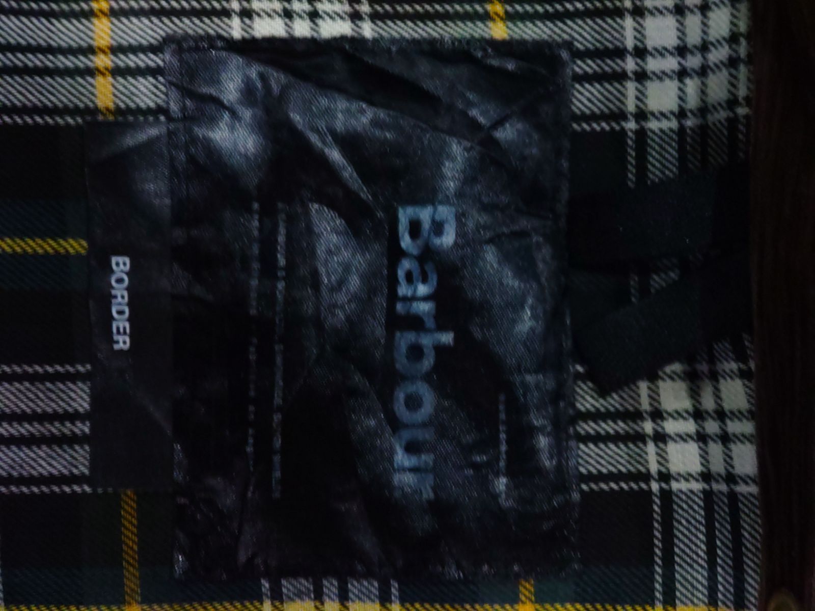 【超清潔】バブアーbarbour ボーダーBORDER c38/98cm