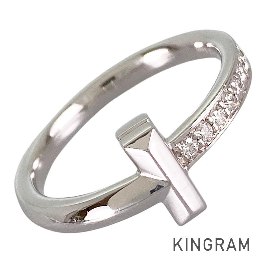 ティファニー Tワン ナロー リング 約9.5号 Au750YG【22059】 Tiffany & Co. - ティファニー Tワン ナロー リング 約9.5号