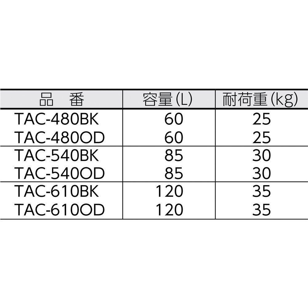 数量 万能アルミ保管箱 黒 480X360X410 TRUSCO トラスコ TAC-480BK MARWIL-DEMENAGEMENTS_CH