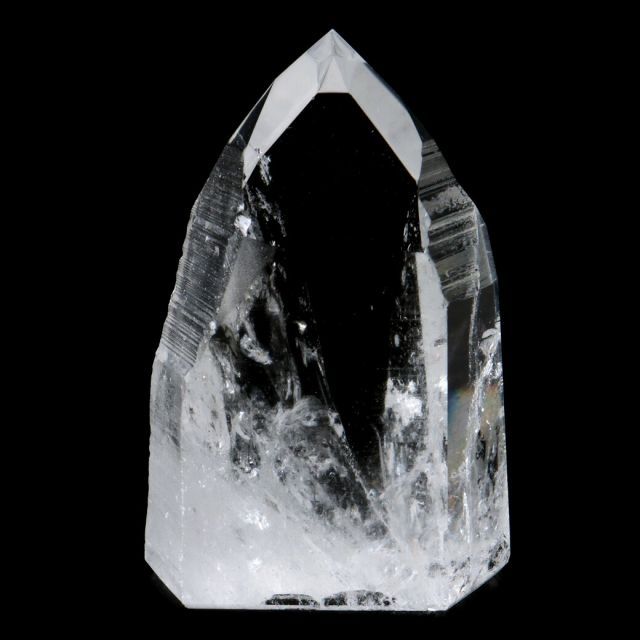 レムリアンシード 水晶 六角柱 ポイント 一部面残し 研磨磨き 182g 1点
