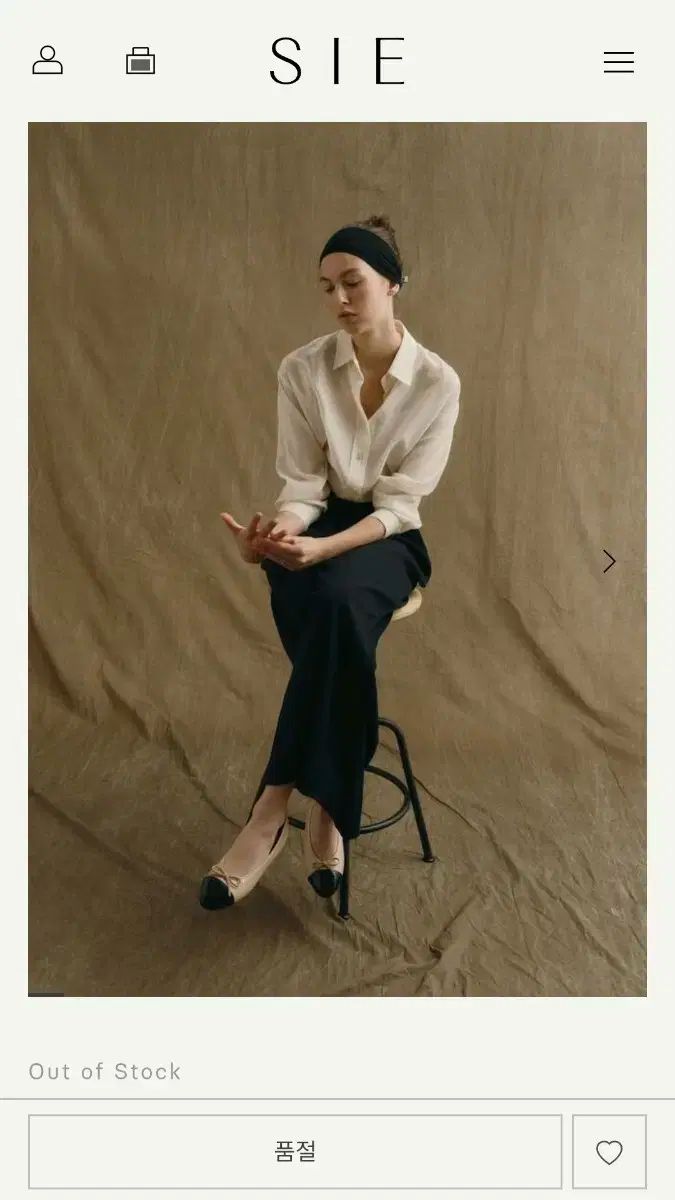 シエsie ベラ フラットシューズ ベージュ 235