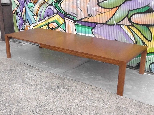 姫路引取 karimoku カリモク家具 天然木 伸長式ローテーブル 2509