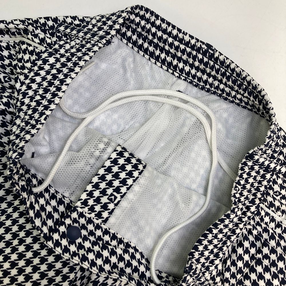 悩みのない サイズ L CALLAWAY キャロウェイ 2WAY レインウェア セットアップ ロゴ 千鳥柄 ネイビー系 240101539300 ゴルフウェア レディース ストスト 【アウトレット特価品】