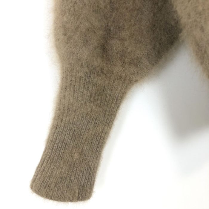 マルティニーク martinique FURRY 2WAYカーディガン ラクーン ニット