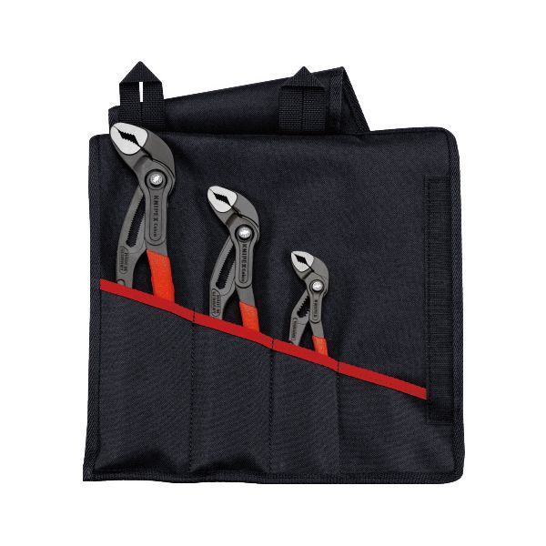KNIPEX クニペックス コブラ ウォーターポンププライヤーセット3本組 プラスチックコーティング 全長150mm 001955S9