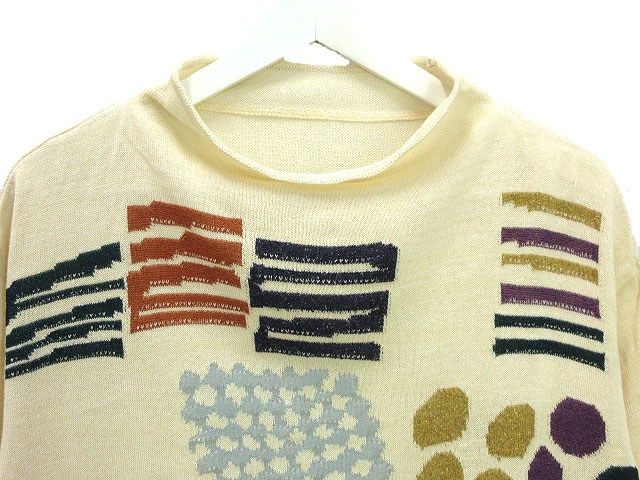 ジウ 慈雨 センソユニコ ジャガード サマーニット プルオーバー