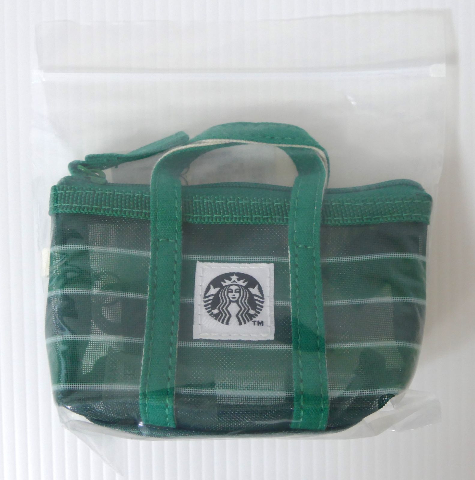 専用　台湾 スターバックス コンテナ キーホルダー 再入荷 台湾スターバックス 2025 メッシュドリンクホルダー 緑 漁師網