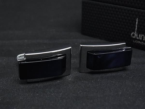 dunhill ダンヒル ラピスラズリ カフスボタン カフリンクス アクセサリー ビジネス 紳士 メンズ ブルー系 FM6709