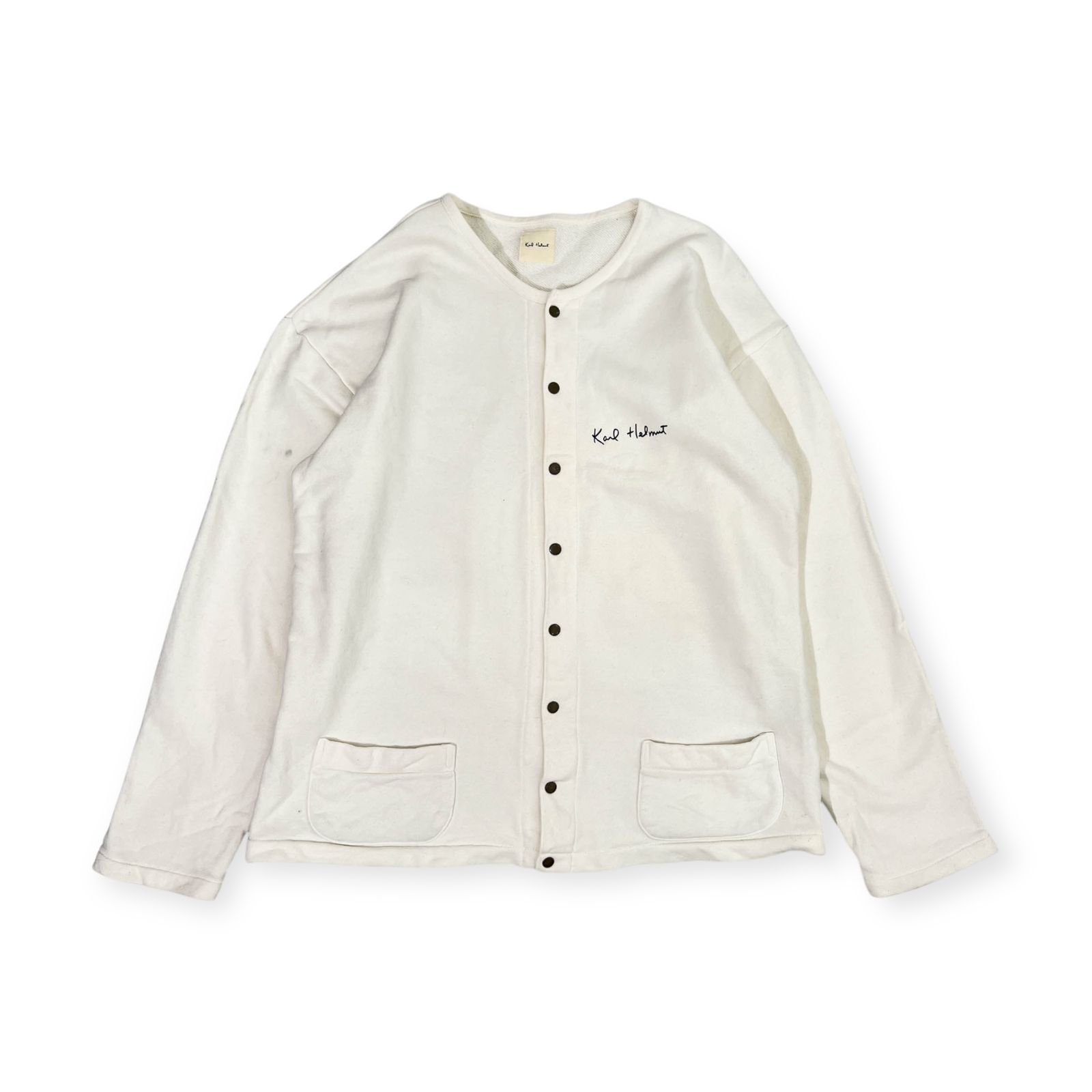Karl Helmut カールヘルム ホワイトジャケット L Karl Helmut カールヘルム コットン ジャケット ジャンパー L/白