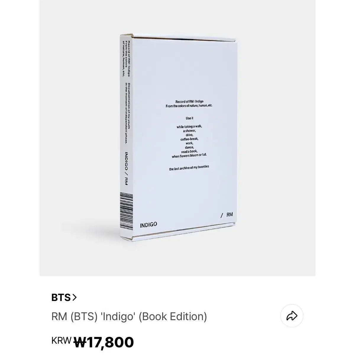 bts DICON RM ナムジュン 光文社 新品未開封 Dicon vol.10『BTS goes on!』Deluxe Edition《全額内金》 : BTS