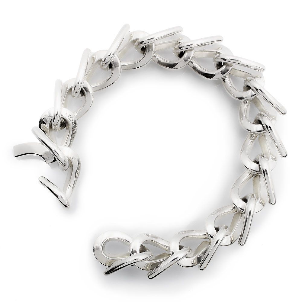 Tiffany シルバー リンクチェーン ブレスレット Tiffany & Co. シルバーリンクチェーンブレスレット - メルカリ