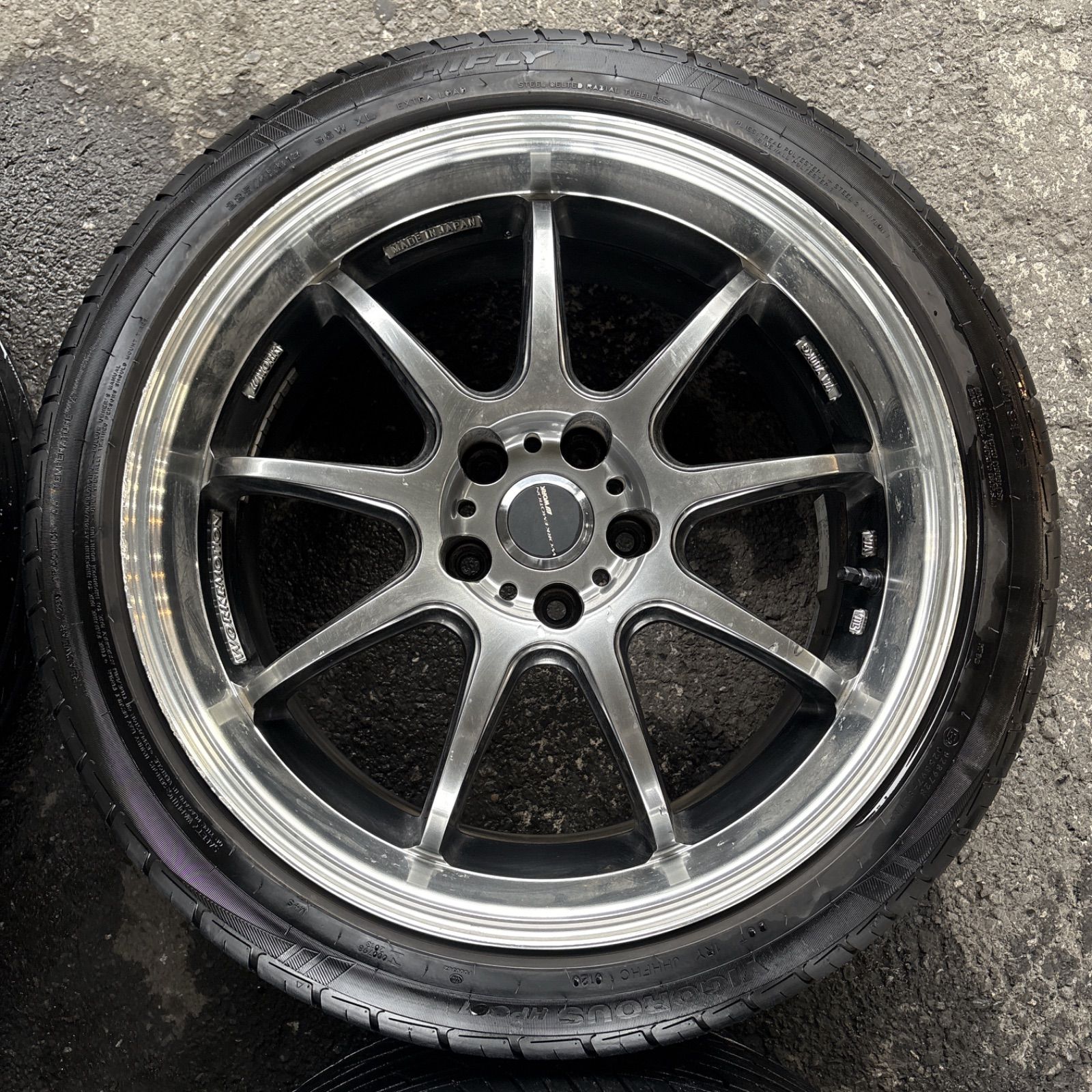 最終値下げ 送料無料 ワーク エモーション WORK EMOTION D9R 225/45r19 