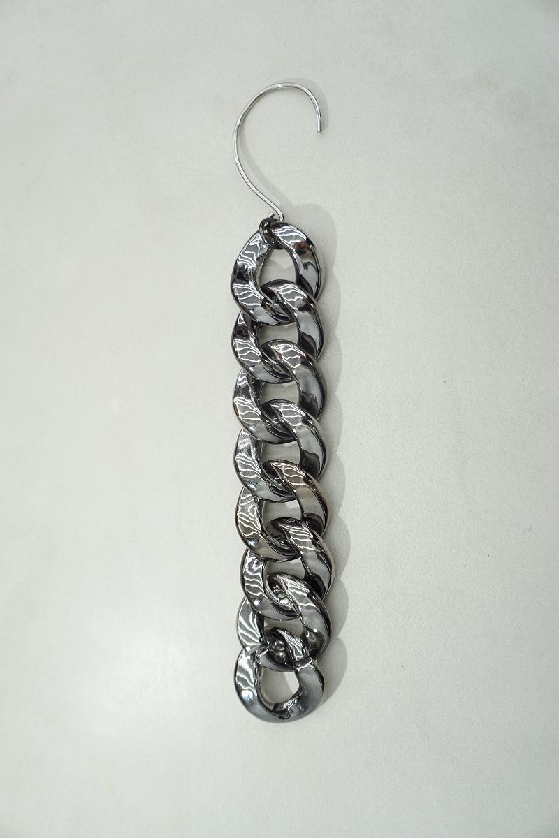 Mikage shin ミカゲシン Ball - Long Chain Ear Cuff 軽量 ボール ロングチェーン イヤーカフ イヤリング ピアス シルバー 224P 4 FORTGASGNV_COM_BR
