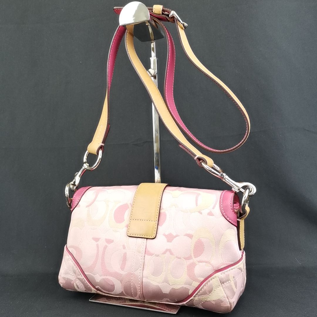 COACH 】B A-1 コーチ 1854 シグネチャー 総柄 ソーホー 一部 レザー 