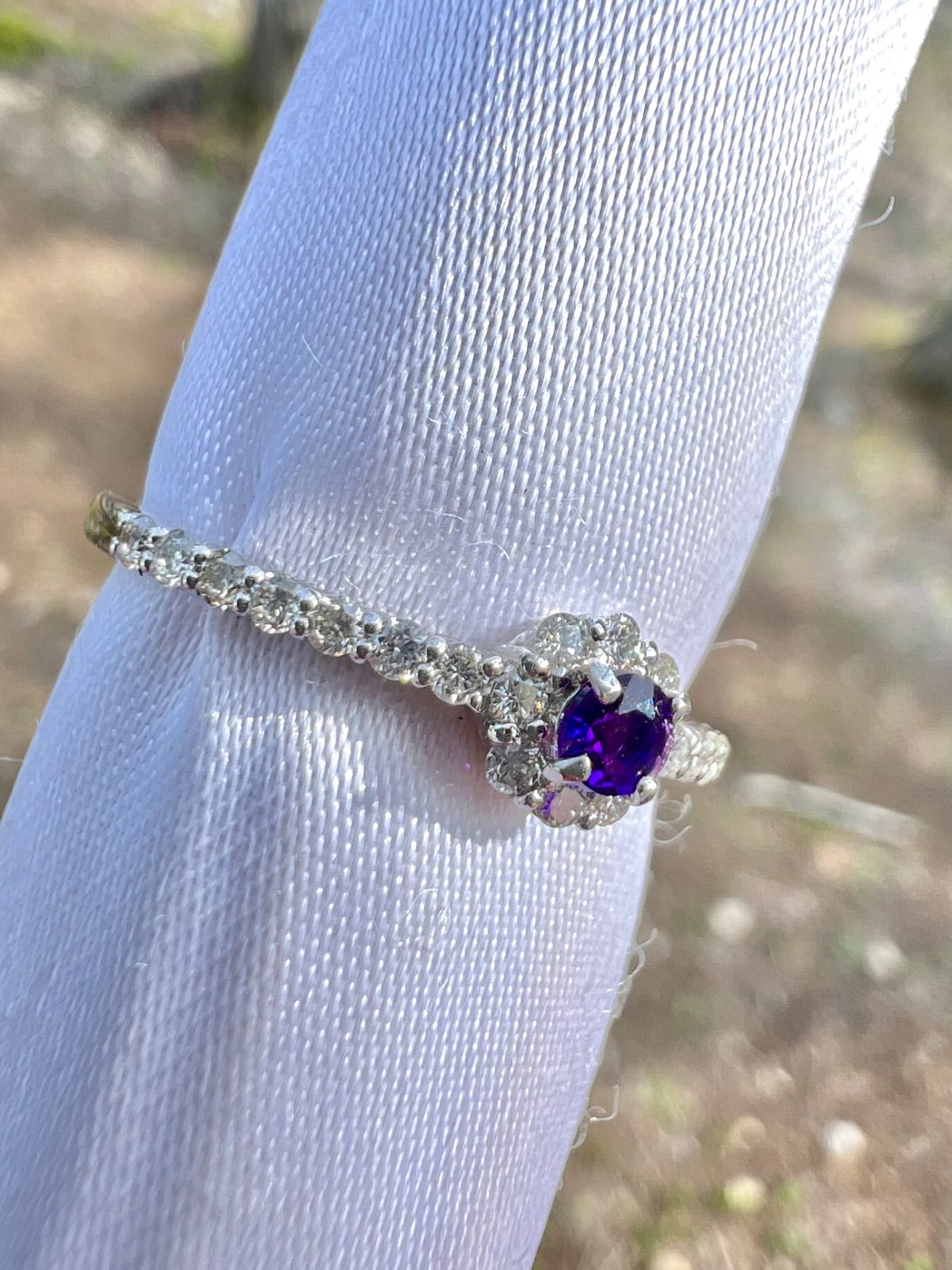 新品 インペリアルハックマナイト ダイヤモンド リング Pt950 新品 インペリアルハックマナイト ダイヤモンド リング Pt950 新品