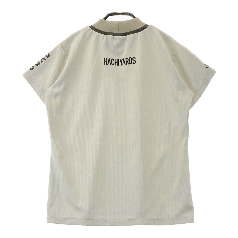 8YARDS ベージュ ハイネック Tシャツ L サイズ：M 8YARDS ハチヤーズ 2023年モデル モックネック 半袖T