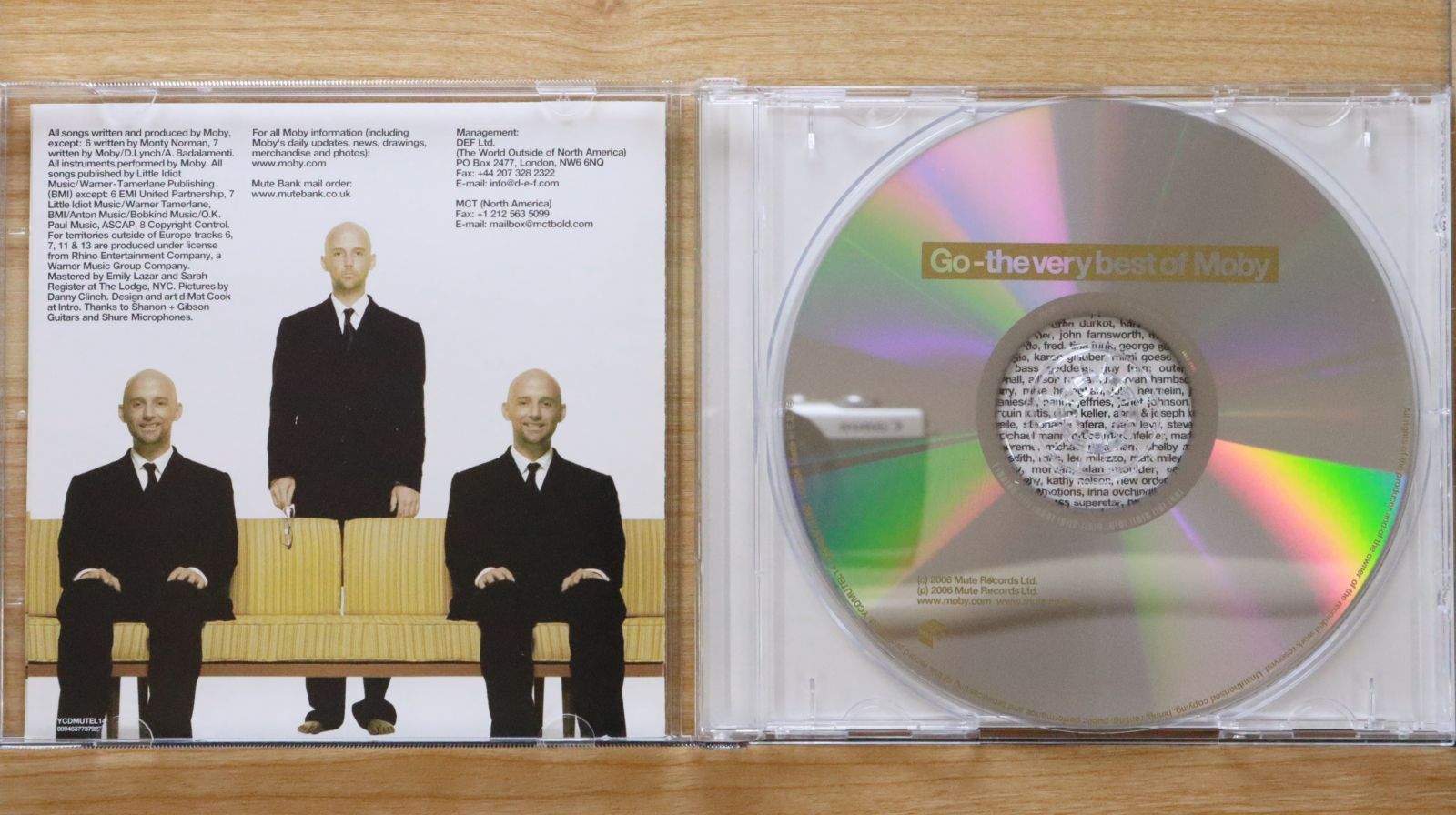 中古CD☆モービー/MOBY□ Go-Very Best of 【TCDMUTEL14/0094637737927 