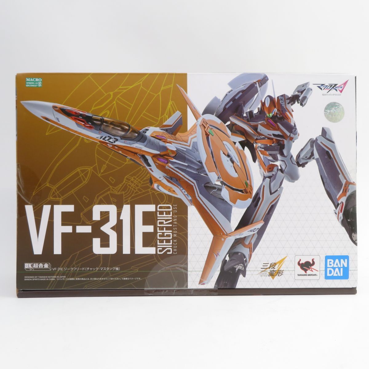 BANDAI - 【新品未開封】DX超合金 マクロスΔ VF-31E (チャック機) Amazon.com: Bandai DX Superalloy VF-31E Siegfried Chuck