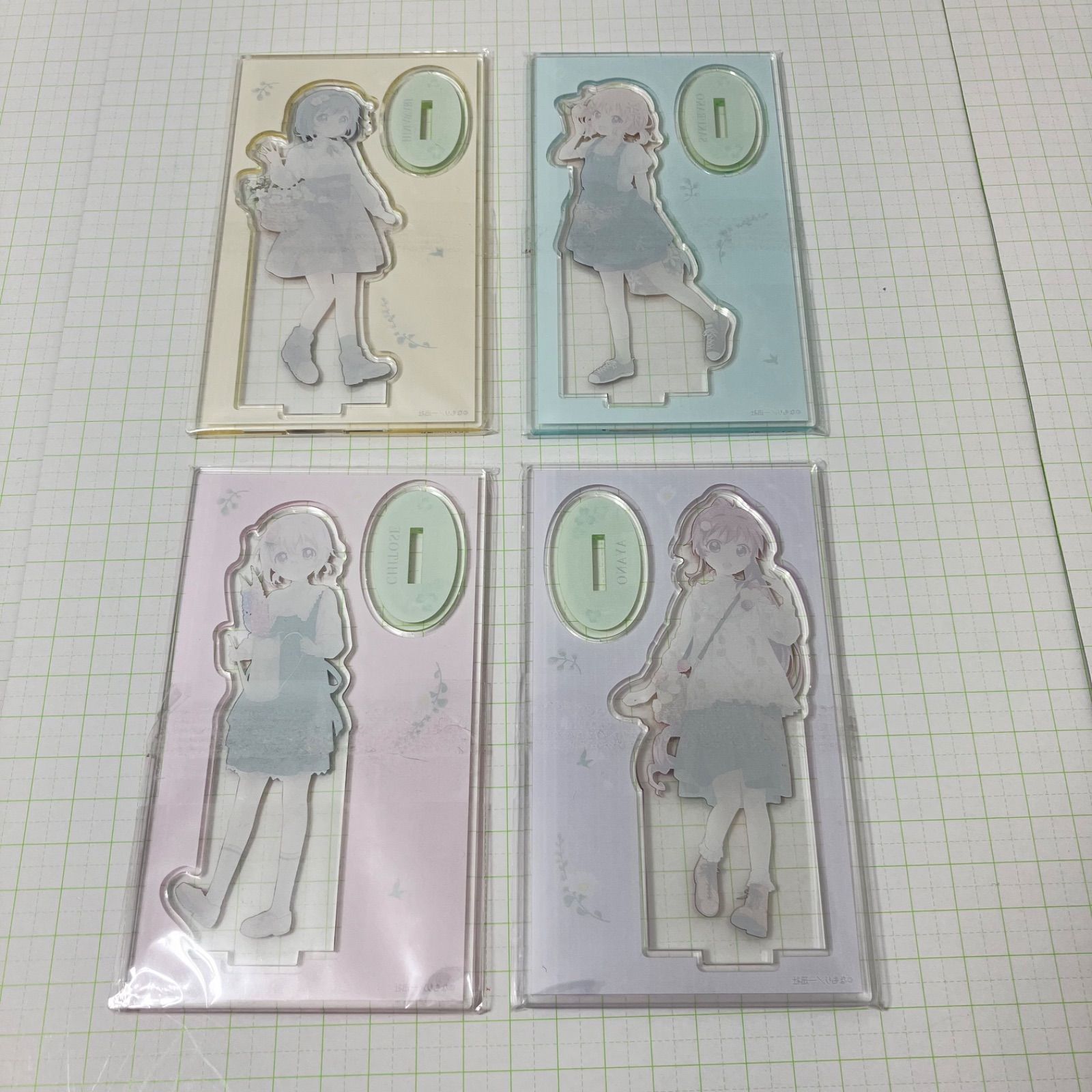 瀬戸店】ゆるゆり × 大室家 × アトレ アクリルスタンド 7点セット（大 