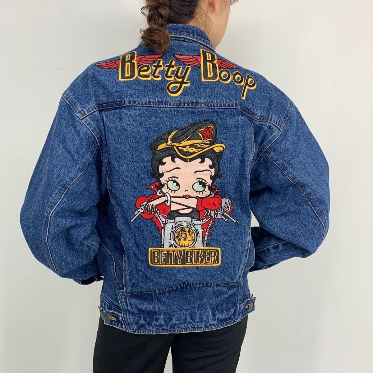 新着商品 ベティちゃんとバイク BETTY BOOP ☆ ペイントGジャン 