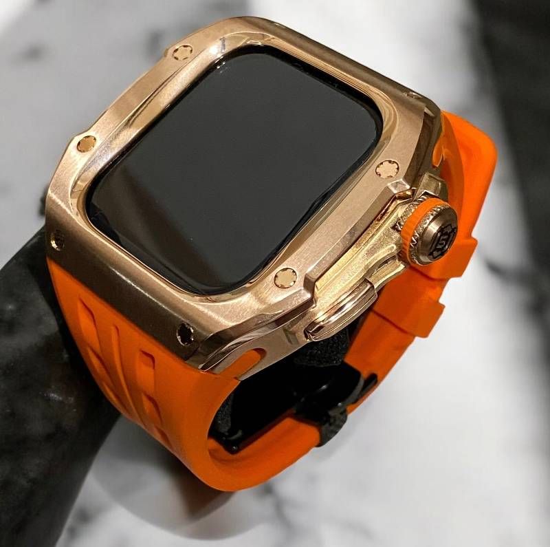 ラッピング付☆Berluti Apple Watch スクリット レザー ベルト