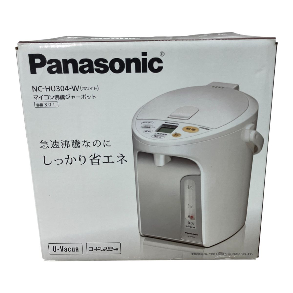 Panasonic NC-HU304-w マイコン沸騰ジャーポット 真空断熱 M10477465