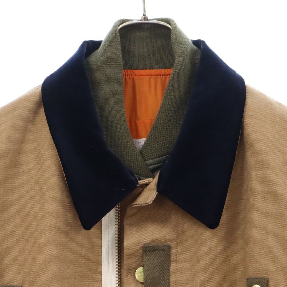 Sacai (サカイ) 23AW ×Carhartt WIP Canvas MA-1 Jacket Sacai (サカイ) 23AW ×Carhartt WIP Canvas MA-1 Jacket