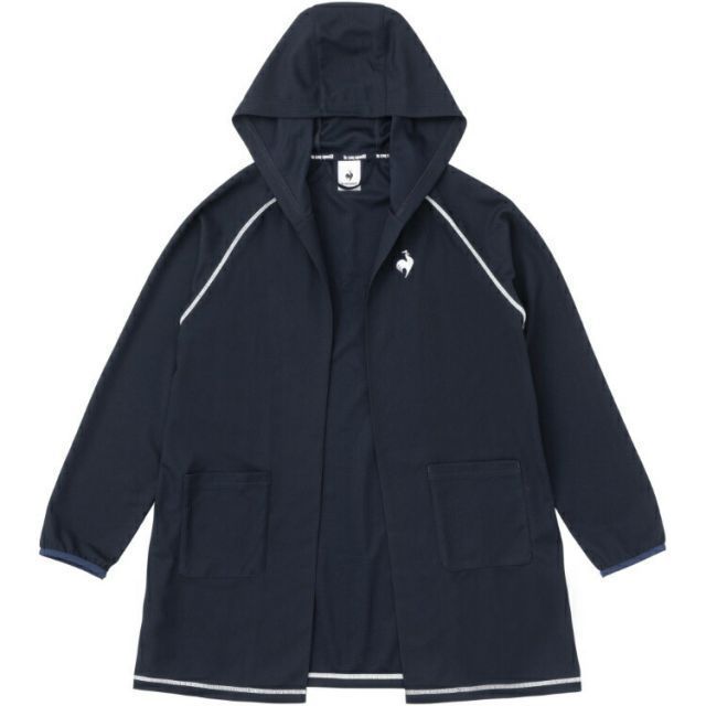 le coq sportif ルコック 接触涼感シャツガウン ネイビー L QMWVJC11 NV | スポーツ スポーツ用品 レディース 女性 トップス 接触涼感 シャツガウン シャツ サンスクリーン ウォーキング スポーツ観