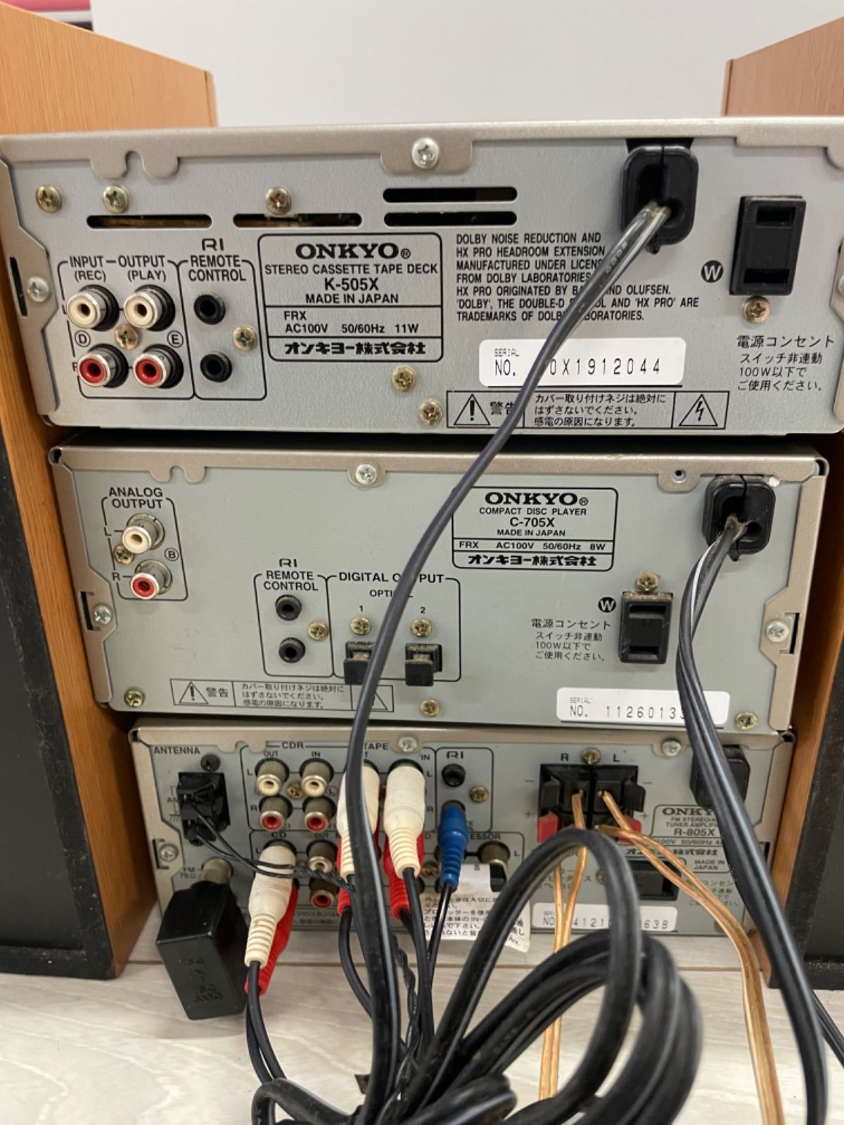 オンキョー ONKYO INTEC コンポ スピーカー - メルカリ