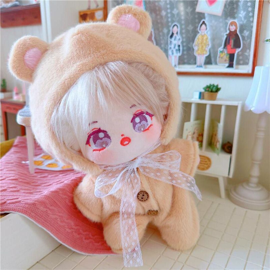 くま クマ柄 ぬい服 ちびぬい 20cm ぬいぐるみ服 韓国 着ぐるみ 推し活