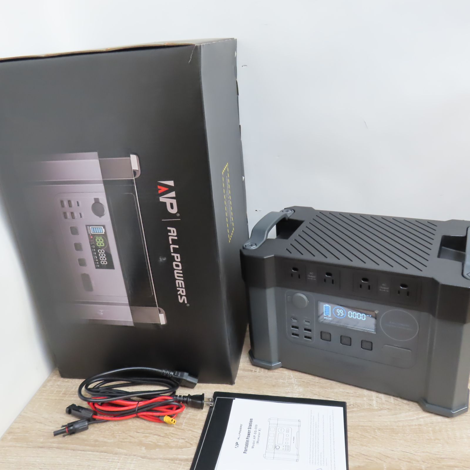 未使用品 保管品 ポータブル電源 ALLPOWERS AP-SS-009 MonsterX 1500Wh