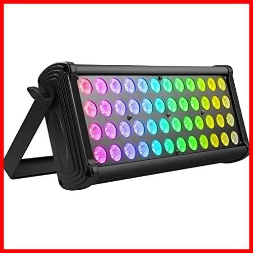 U`King ディスコライトステージライト 洗灯 80W 48個 LED RGB DJライト