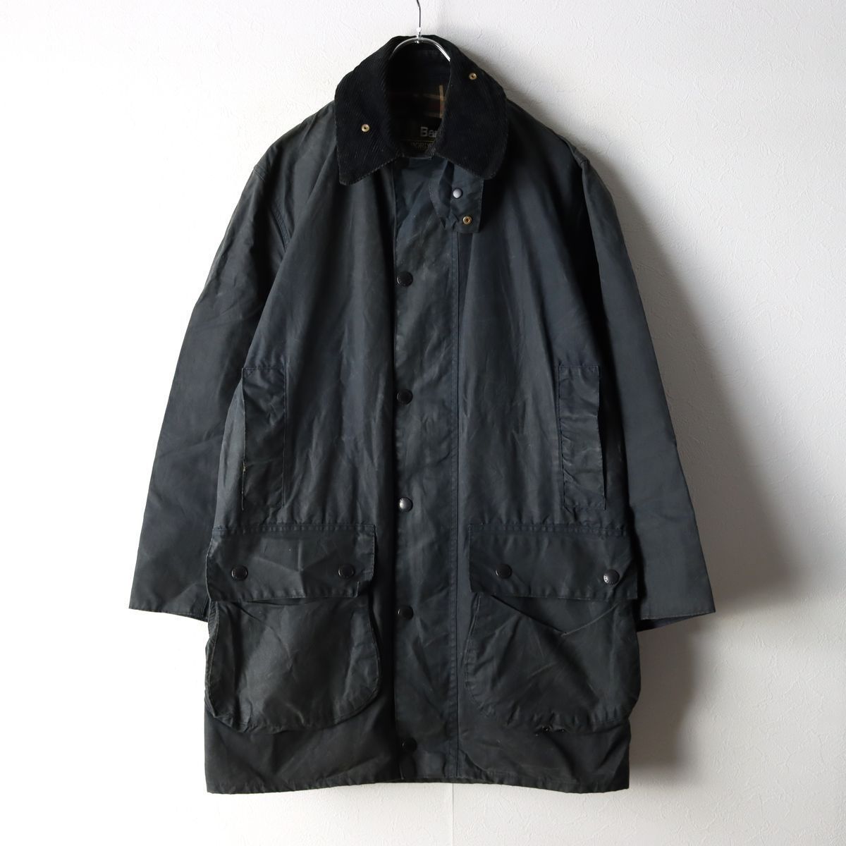 80s UK製 2ワラント バブアー Barbour ボーダー BORDER オイル