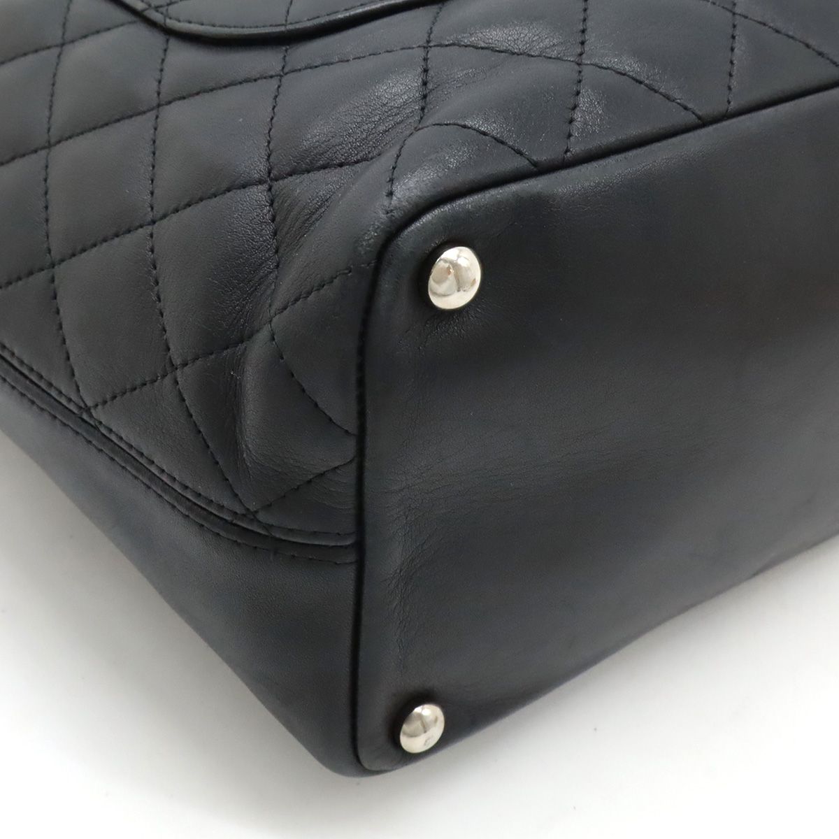 シャネル ソフトカーフ カンボンライン 2wayバッグ A25167 CHANEL シャネル カンボンライン ミディアムトート トートバッグ