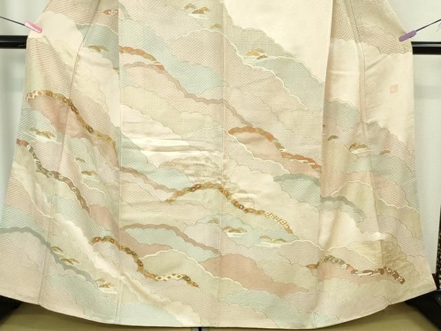 平和屋本店□極上 中国三大刺繍 スワトウ刺繍 汕頭刺繍 訪問着 駒刺繍  