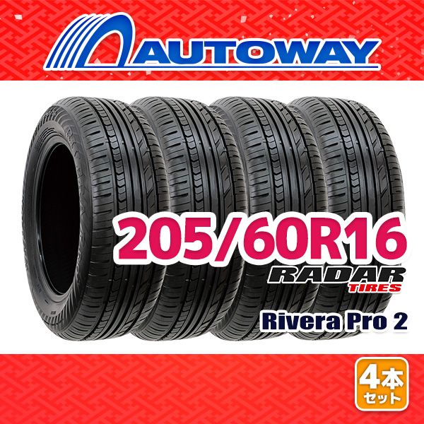 AUTOWAY】 新品 205/60R16 サマータイヤ Radar Rivera Pro 2 16インチ 