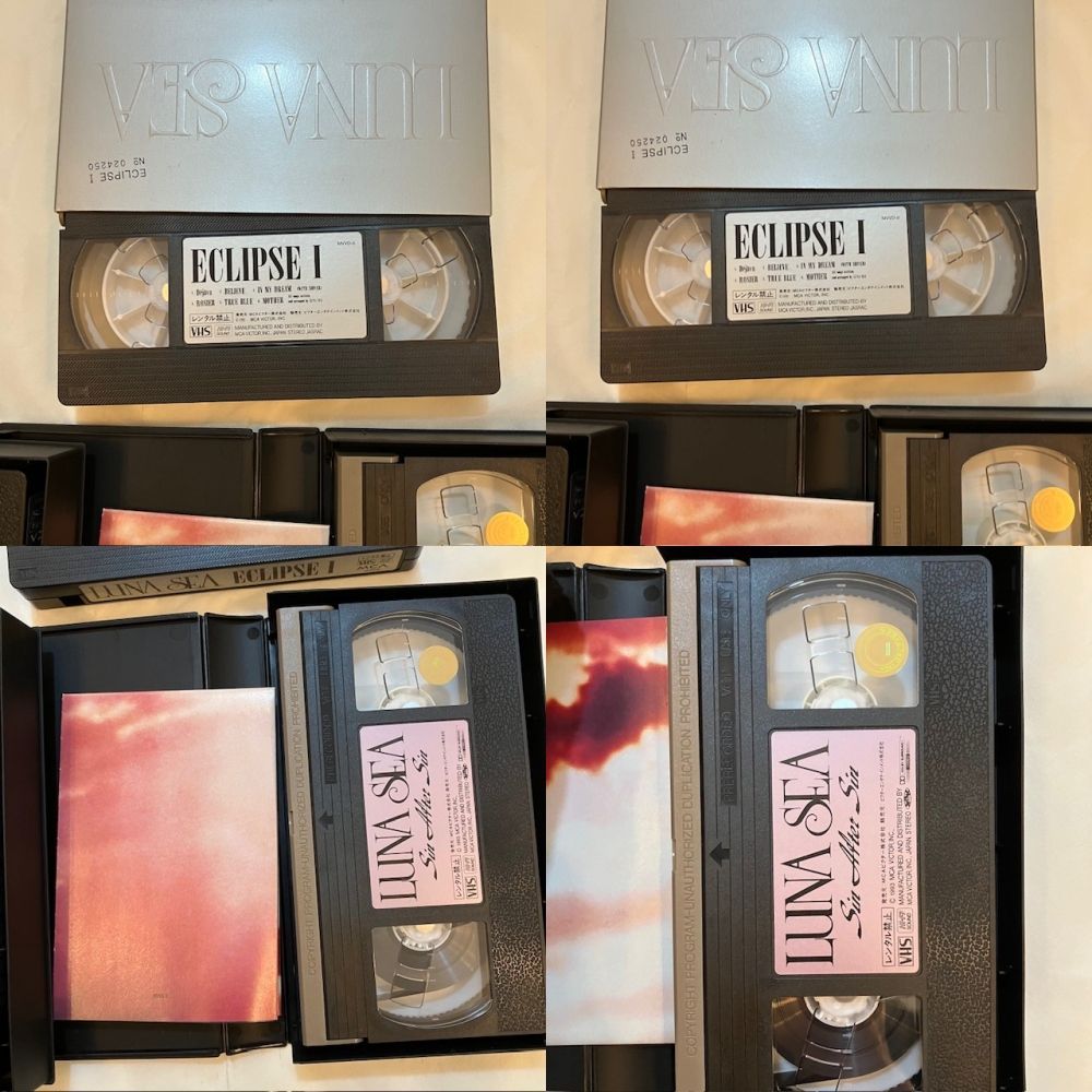 ルナシー LUNA SEA VHS ビデオ 3枚組 - メルカリ